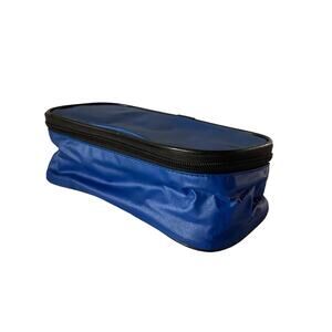Luggage Organizer Royal Blue & Black Trim, Zipper